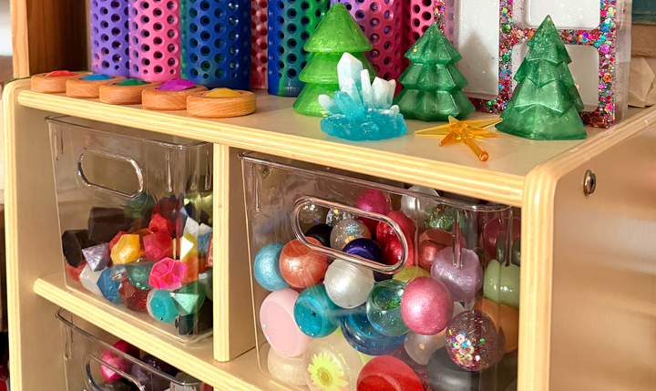 Small parts & block accessory storage